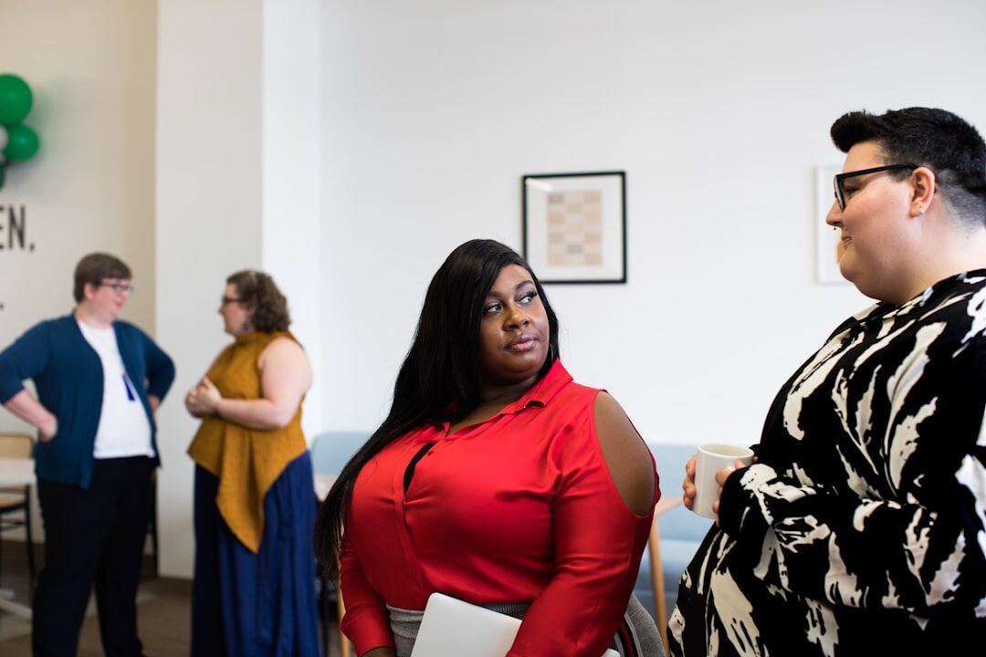 diverse group in focus group discussion