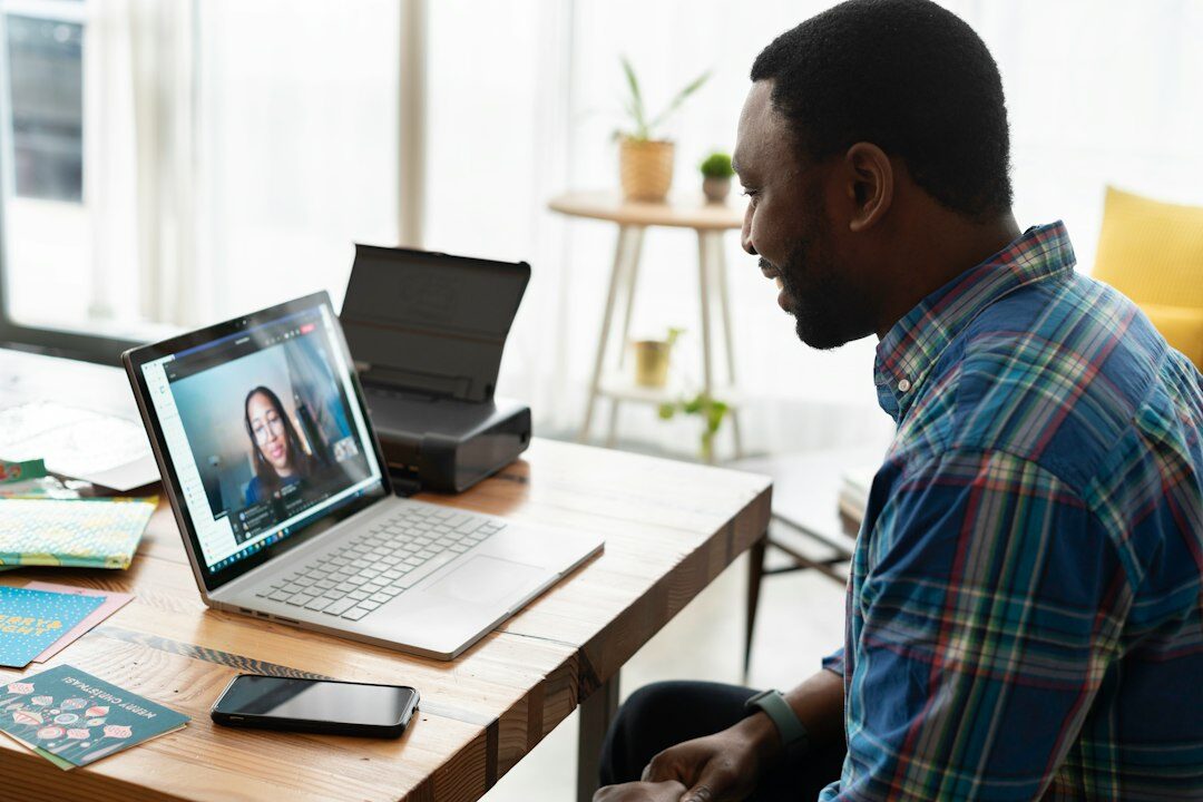 diverse people in online meeting